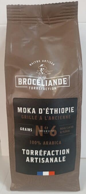 Café Moka d'Ethiopie Grains 250gr