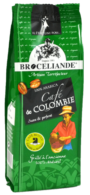 café moulu de colombie