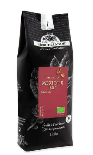 café en grain 1 kg bio Mexique