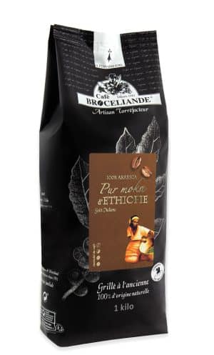 café en grain 1 kg pur Moka d'Éthiopie