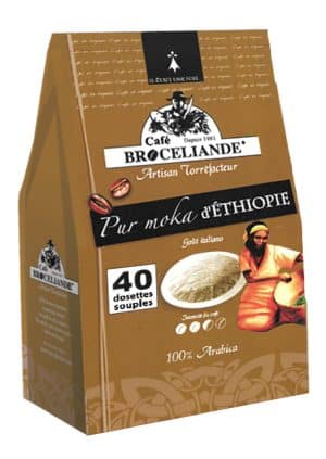 dosette souple café moka d'Ethiopie x40