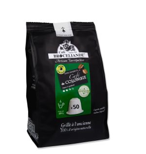 café capsule moka colombie x50