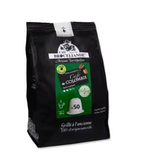 café capsule moka colombie x50