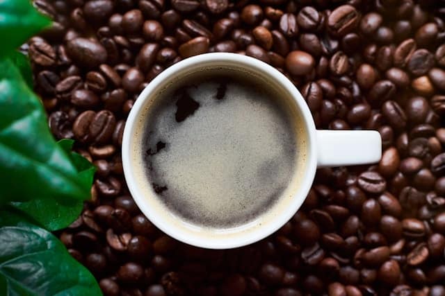 tasse cafe moulu